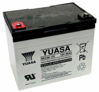 YUASA REC50-12 12V 50Ah Battery with F11 Terminals